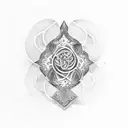 letter DIYA tattoo design idea