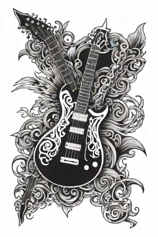 metal music tattoo design idea