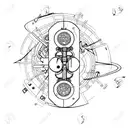 Portal Game tattoo design idea