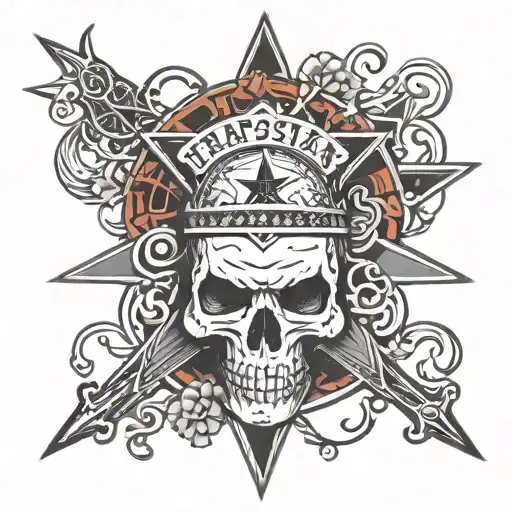 trapstar tattoo design idea