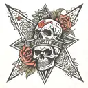 trapstar tattoo design idea