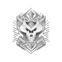 cuckold symbol tattoo design idea