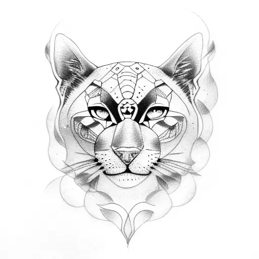 panther eyes  tattoo design idea