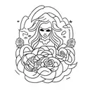 mommy issues tattoo design idea