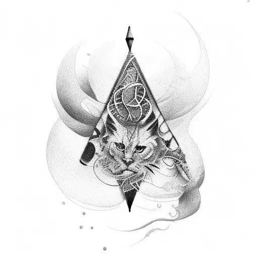 magic pencil tattoo design idea