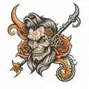 jonny deep tattoo design idea