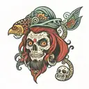 jonny deep tattoo design idea