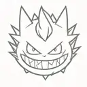 Pokémon gengar tattoo tattoo design idea