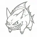 Pokémon gengar tattoo tattoo design idea