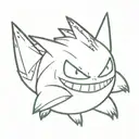 Pokémon gengar tattoo tattoo design idea