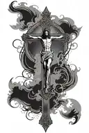  jesus or a cross, "When the time is right, I, THE LORD, will make it happen." Isaiah 60:22,  tattoo design idea