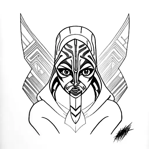 Original Ahsoka Tano tattoo design idea