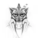 Ahsoka Tano tattoo design idea