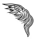 horse wings tattoo design idea