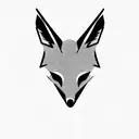 grey fox 1800s tattoo design idea