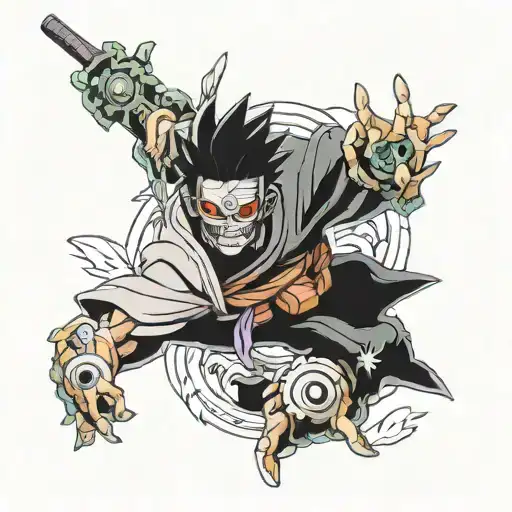 Obito Uchiha tattoo design idea