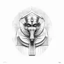 Thoth egypt tattoo design idea