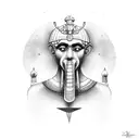 Thoth egypt tattoo design idea