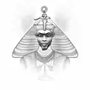 Thoth egypt tattoo design idea