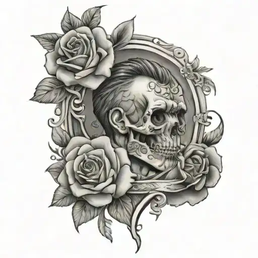 brother memorial piece tattoo design idea