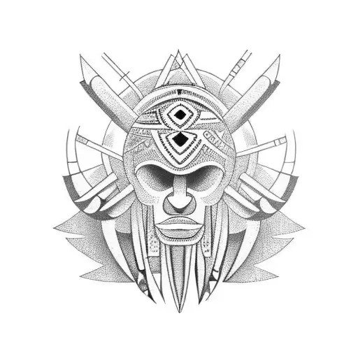 African tribe arm tatoo tattoo design idea