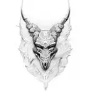 triceps tattoo design idea