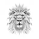 roman empire world map caesar lion  tattoo design idea