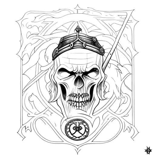 baldur's gate 3 tattoo design idea