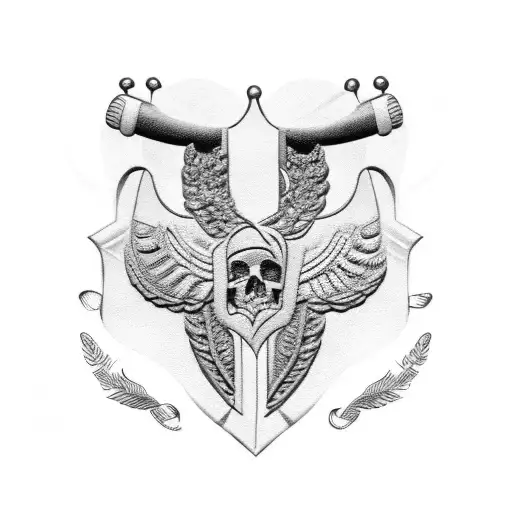 laurel wreath on pelvis tattoo design idea