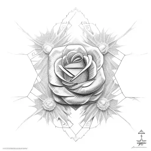 Flower of Depeche Mode's album 'violator'  tattoo design idea