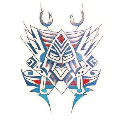 tribal patterns Maori Indian Aztec  tattoo design idea