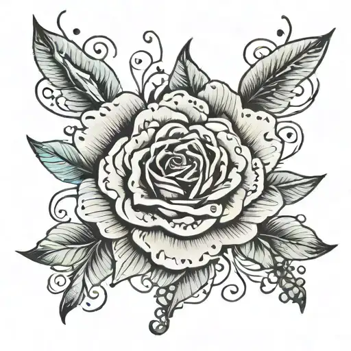 lipstick stain tattoo design idea