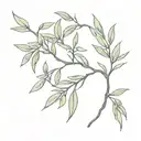 olive branch XXIV VI MMXXII,  tattoo design idea