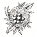olive, 11:11, XXIV VI MMXXII, tattoo design idea