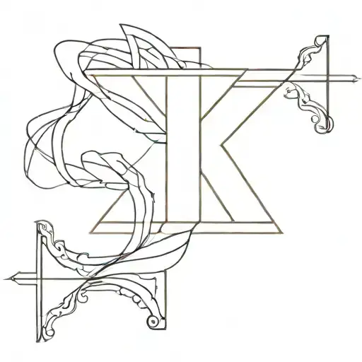 Create a minimalist tattoo design featuring a black cross. The cross should be completely filled in with black tattoo design idea