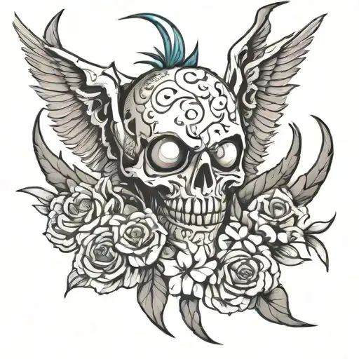 rem death note tattoo design idea