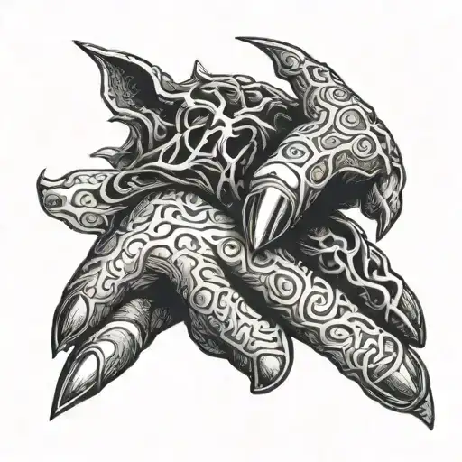 elden ring finger tattoo design idea