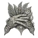 elden ring finger tattoo design idea