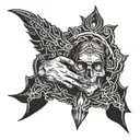 elden ring finger tattoo design idea