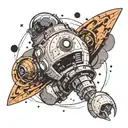 interstellar gargantua  tattoo design idea