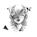 nude wife tattoo design idea