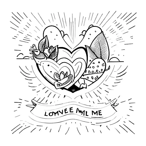 today love smiled on me  tattoo design idea