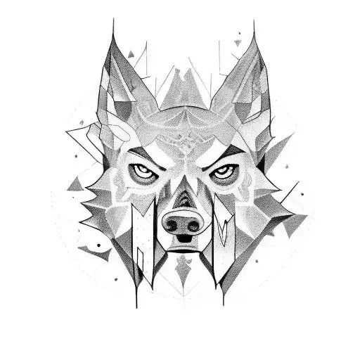 lobo, seguido de un texto que diga: Aylin sanchez tattoo design idea