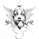 cherubs  tattoo design idea