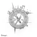 serotonin compound with the word "always" tattoo design idea