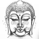Buddha tattoo design idea