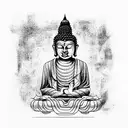 Buddha tattoo design idea