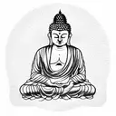 Buddha tattoo design idea