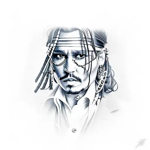 johnny depp tattoo design idea