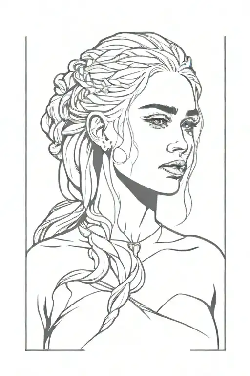 Daenerys Targaryen tattoo design idea